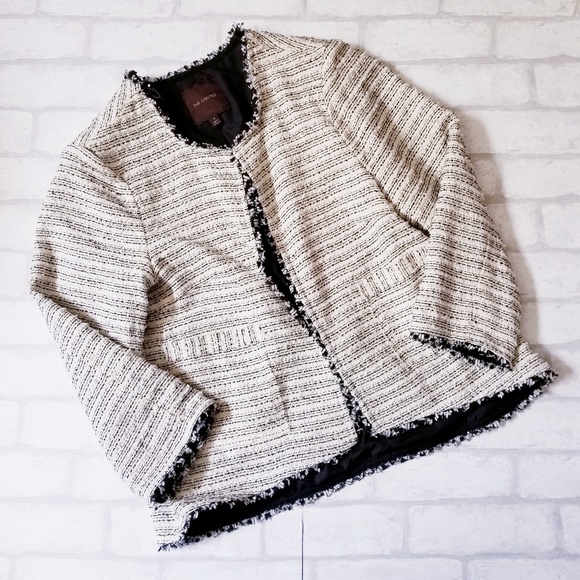 The Limited Blazer Ivory Black Small - Picture 2 of 7